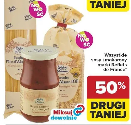 Sosy i makarony promocja w Carrefour