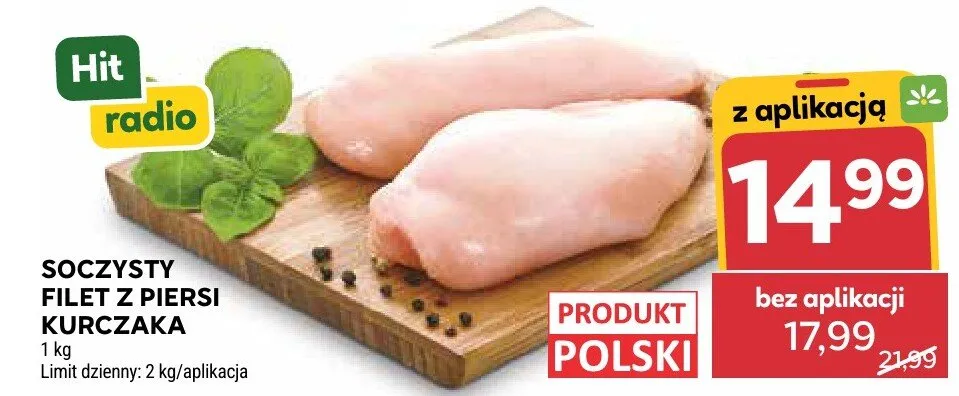 Soczysty filet z piersi kurczaka promocja w Stokrotka