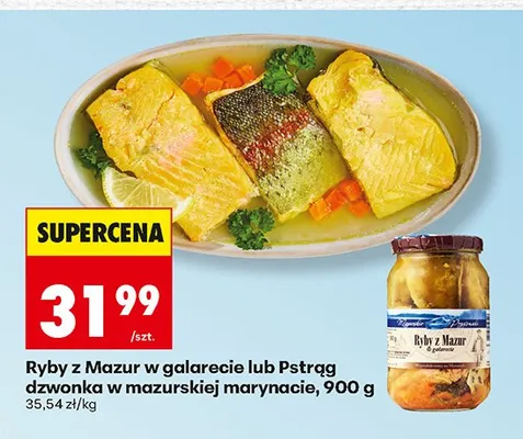Pstrąg dzwonka w mazurskiej marynacie Ryby Z Mazur promocja w Biedronka