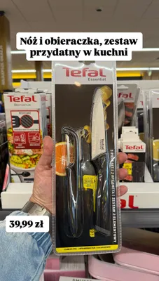 Nóż i obieraczka, zestaw przydatny w kuchni promocja w Biedronka