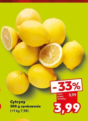 Cytryny promocja w Kaufland