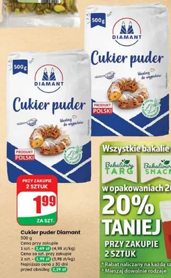 Cukier puder promocja w Dino