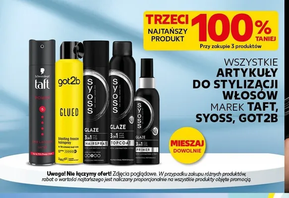 Klej do włosów Got2b Glued promocja w Kaufland