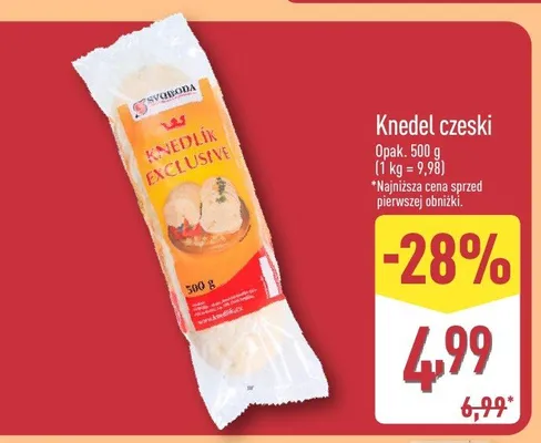 Knedel czeski Svoboda promocja w Aldi