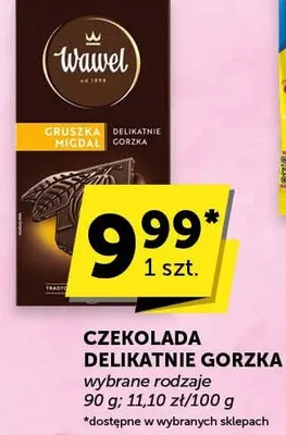 Czekolada delikatnie gorzka wybrane rodzaje promocja w ABC