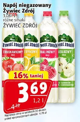 Napój niegazowany Żywiec Zdrój różne smaki promocja w Prim Market