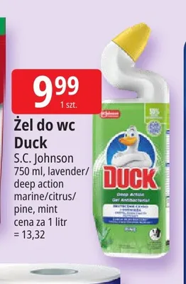 Żel do WC Duck promocja w Leclerc