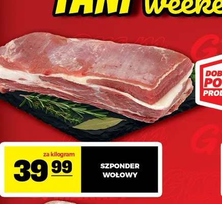 Szponder wołowy promocja w Gram Market