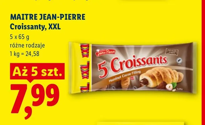 Croissanty XXL Maitre Jean-Pierre promocja w Lidl