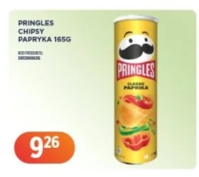 Chipsy Pringles Papryka promocja w Leo Market