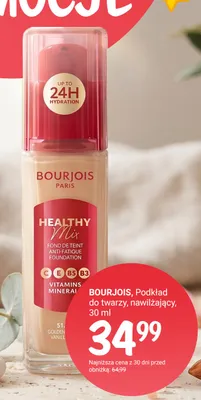 Podkład do twarzy nawilżający Bourjois Healthy Mix promocja w Rossmann