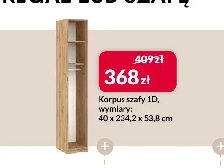 Korpus szafy 1D Ben promocja w Salony Agata