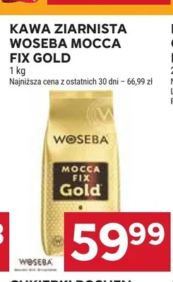Kawa ziarnista Woseba Mocca Fix Gold promocja w Stokrotka