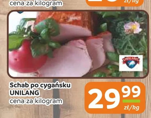 Schab po cygańsku Unilang promocja w Społem Częstochowa