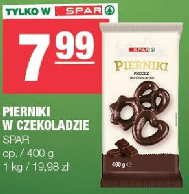 Pierniki w czekoladzie promocja w SPAR