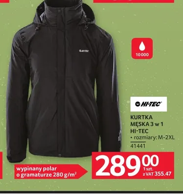 Kurtka męska 3 w 1 Hi-Tec promocja w Selgros