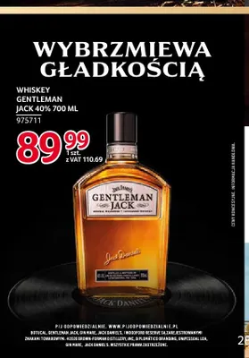 Whiskey Gentleman Jack promocja w Selgros