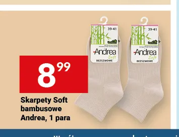 Skarpety Soft bambusowe Andrea promocja w Twój Market