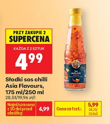 Sos słodki sos chilli promocja w Biedronka