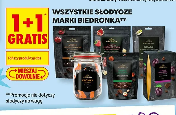Wiśnie liofilizowane w czekoladzie Biedronka promocja w Biedronka