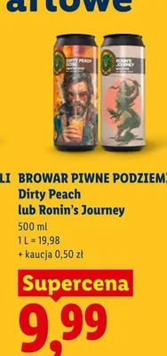Piwo Browar Piwne Podziemie Ronin's Journey promocja w Lidl