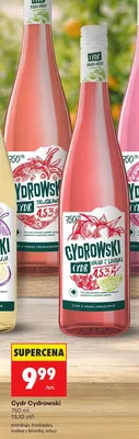 Cydr malina z limonką promocja w Biedronka