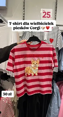 T-shirt dla wielbicielek piesków Corgi promocja w Pepco