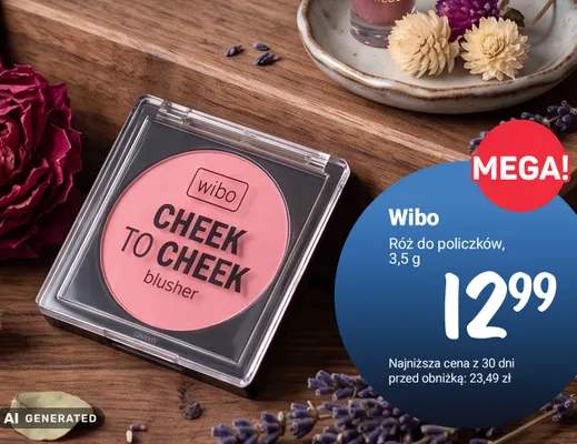 Róż do policzków Wibo promocja w Rossmann