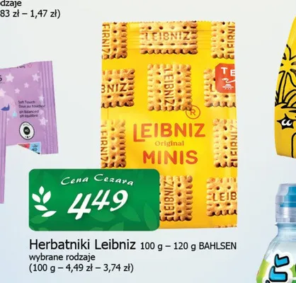 Herbatniki Leibniz 120g promocja w CEZAR Delikatesy