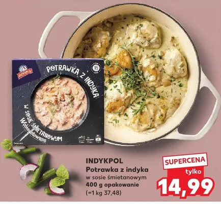 Potrawka z indyka w sosie śmietanowym promocja w Kaufland