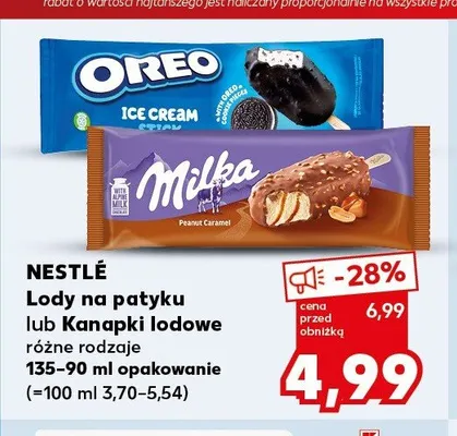 Lody na patyku Oreo promocja w Kaufland