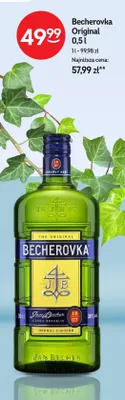 Likier Becherovka Original promocja w Żabka