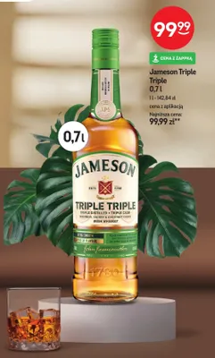 Whisky Jameson Triple Triple promocja w Żabka