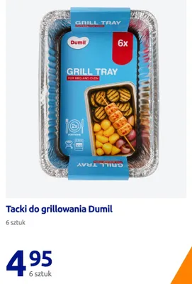 Tacki do grillowania Dumil 6-pak promocja w Action