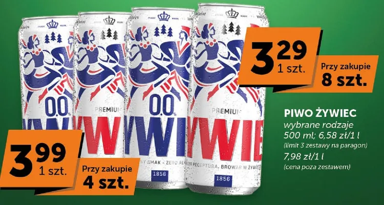 Piwo Żywiec 0.0 promocja w Groszek