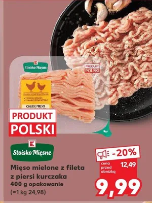 Mięso mielone z fileta z piersi kurczaka promocja w Kaufland
