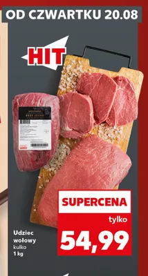 Udziec wołowy kulka promocja w Kaufland