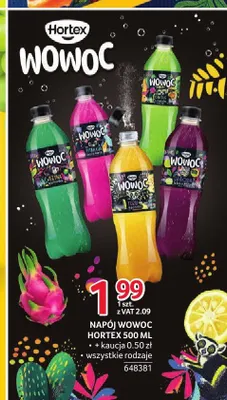 Napój Wowoc Kaktus Limonka Hortex promocja w Selgros