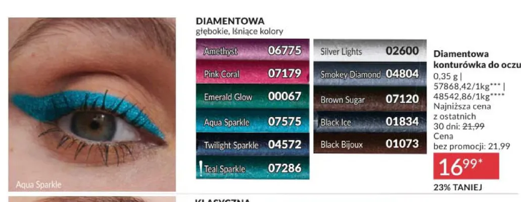 Diamentowa konturówka do oczu Emerald Glow promocja w AVON