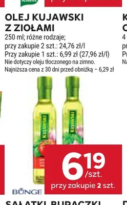 Olej Kujawski z ziołami promocja w Stokrotka