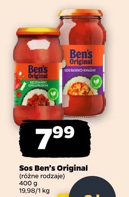 Sos Ben's Original meksykański chilli fusion promocja w Netto