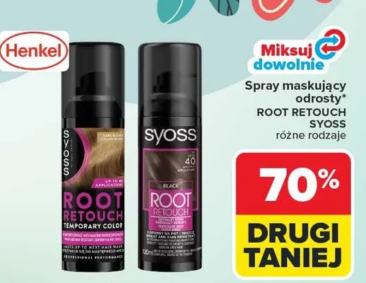 Spray maskujący odrosty Root Retouch różne rodzaje promocja w Carrefour