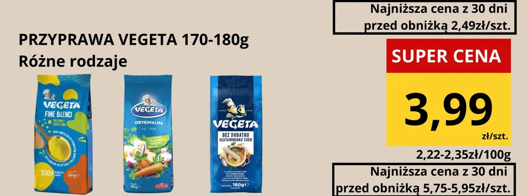 Przyprawa Oryginalna promocja w Supeco