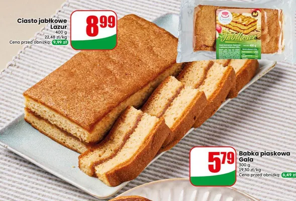 Ciasto jabłkowe Lazur promocja w Dino