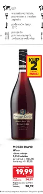 Wino Mogen David promocja w Kaufland