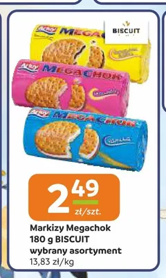 Ciastka Markizy Megachok Vanilla promocja w Społem Częstochowa