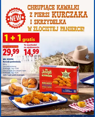 Kurczak panierowany Mr. Joseph promocja w Lidl