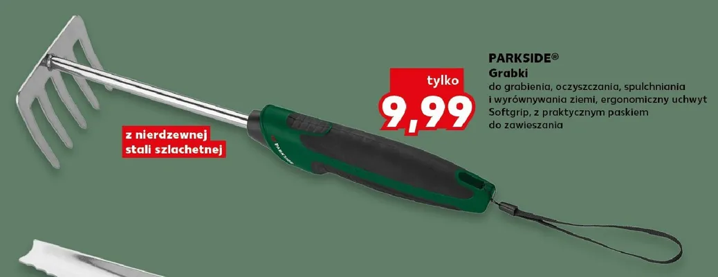 Grabki PARKSIDE z nierdzewnej stali szlachetnej promocja w Kaufland