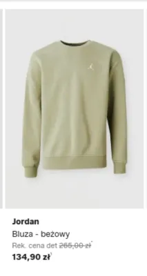 Bluza Jordan beżowy promocja w Lounge by Zalando