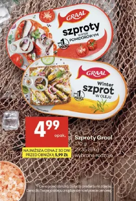 Szprot w oleju Winter Graal promocja w Delikatesy Centrum
